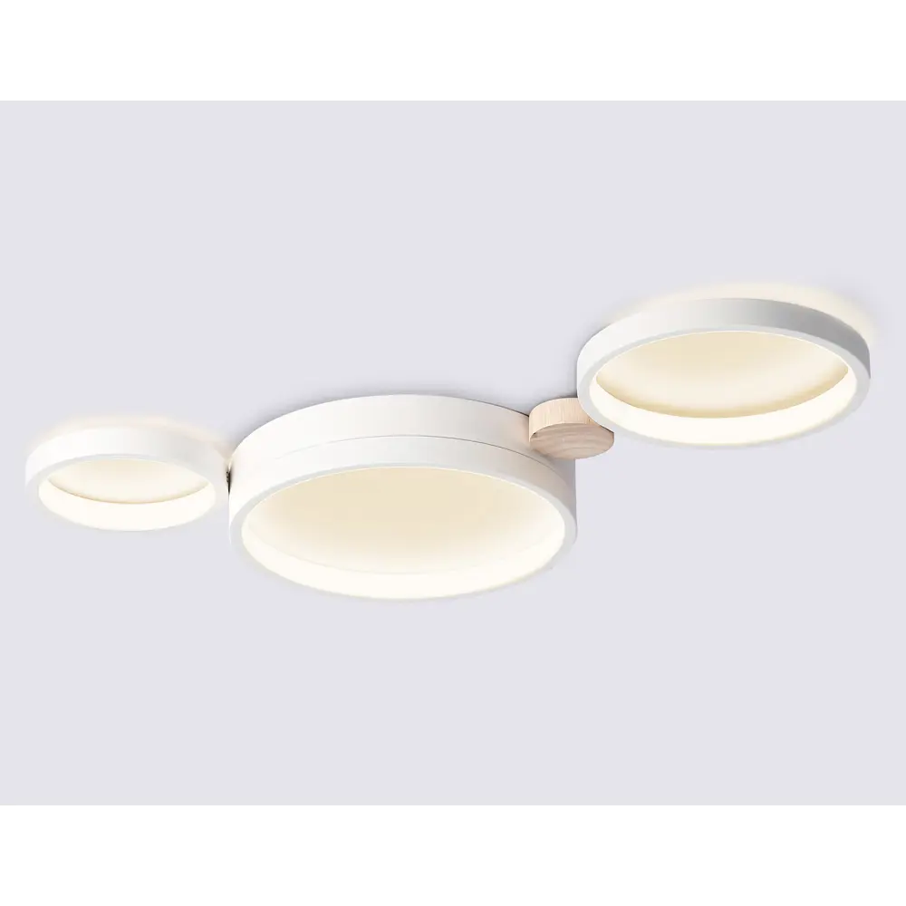 Фото 6 Люстра потолочная светодиодная Ambrella light Fl4812 с пультом управления 14 м² нейтральный белый свет цвет белый Фото 6 Люстра потолочная светодиодная Ambrella light Fl4812 с пультом управления 14 м² нейтральный белый свет цвет белый