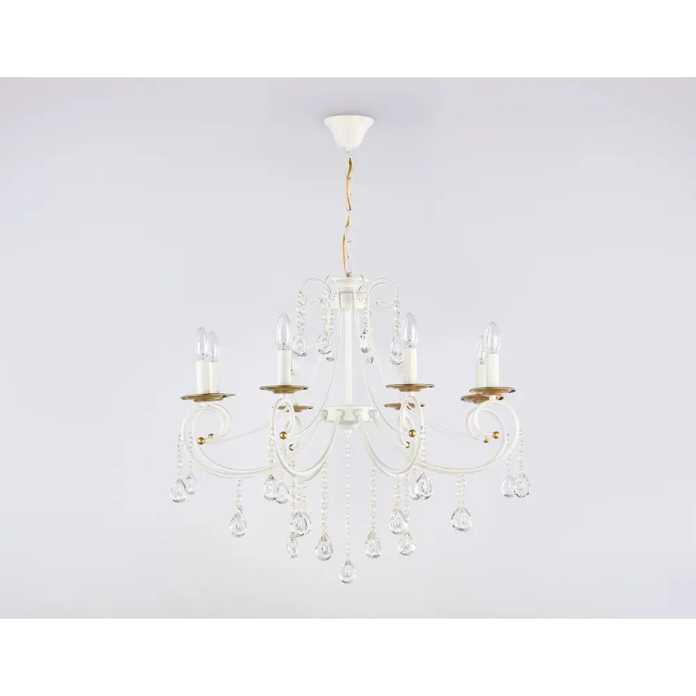 Фото 8 Люстра подвесная Ambrella light Classic Tr4917 8 лампа 16 м² цвет белый Фото 8 Люстра подвесная Ambrella light Classic Tr4917 8 лампа 16 м² цвет белый