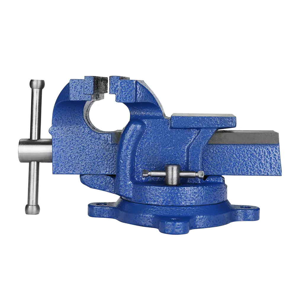 Фото 2 Тиски слесарные поворотные Deko CL10v 065-0962, 100 мм