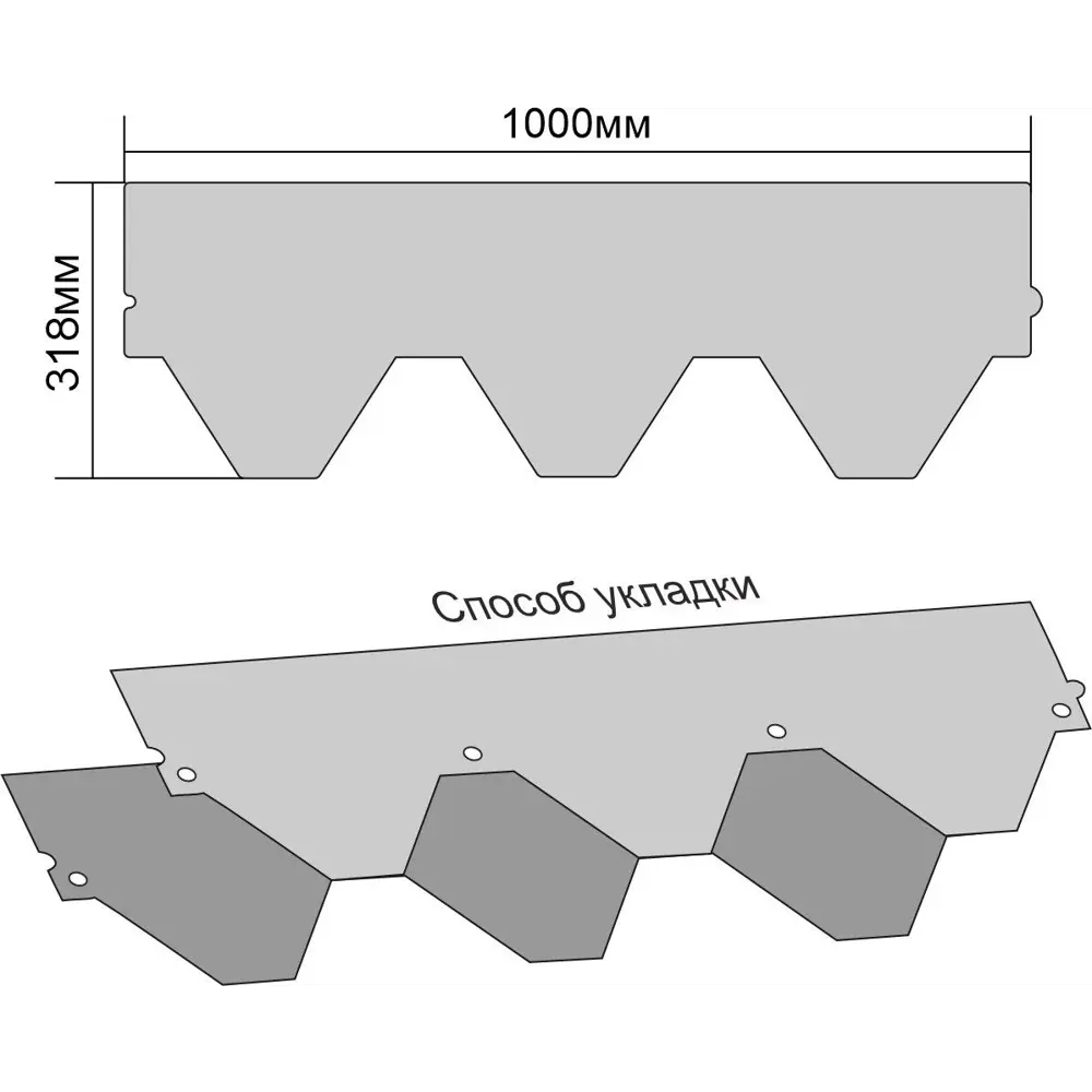 Фото 3 Гибкая черепица Quiet Tile Rombica 3м² цвет медь Фото 3 Гибкая черепица Quiet Tile Rombica 3м² цвет медь