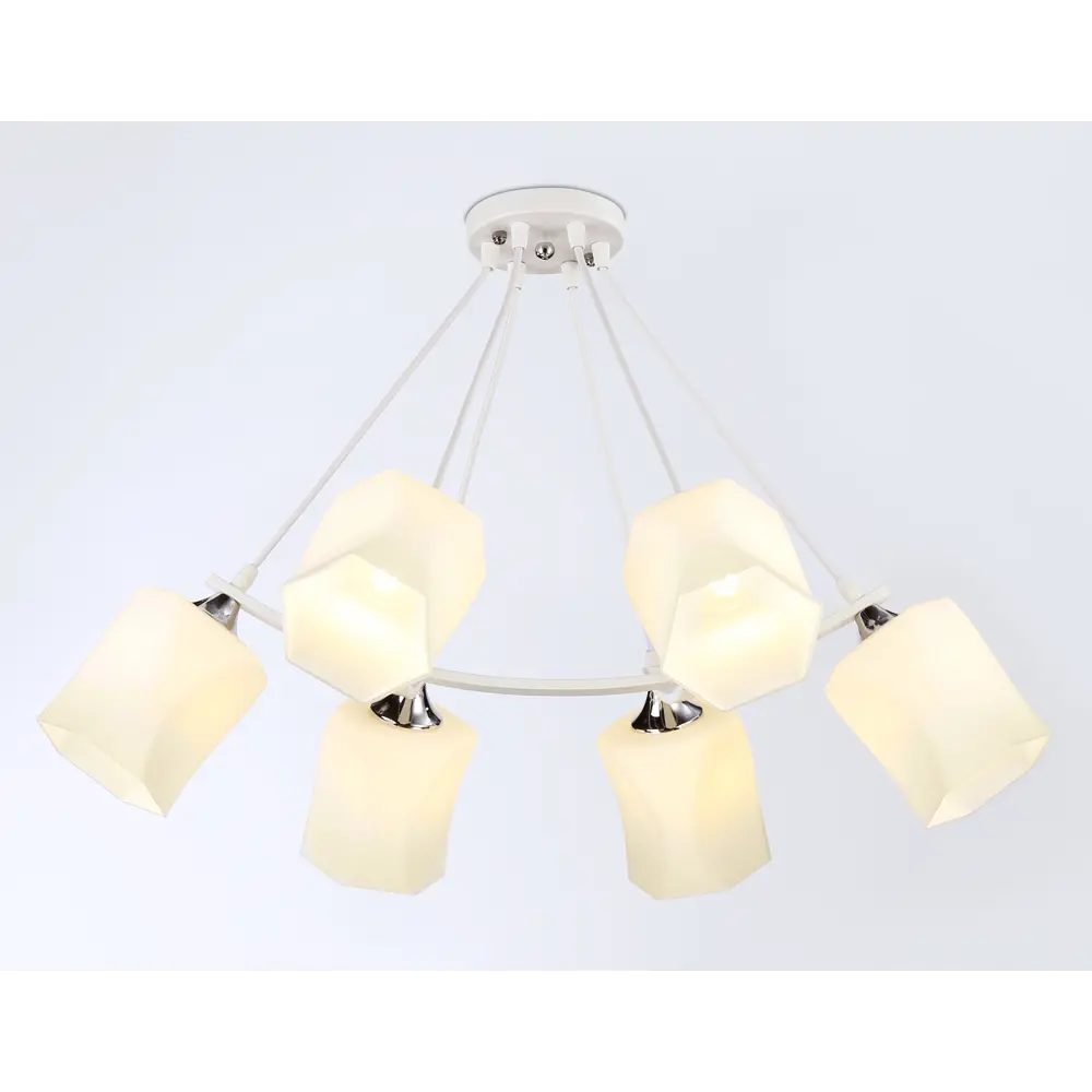 Фото 2 Люстра подвесная Ambrella Light Traditional Ambr_tr303159 6 ламп 18 м² цвет белый Фото 2 Люстра подвесная Ambrella Light Traditional Ambr_tr303159 6 ламп 18 м² цвет белый
