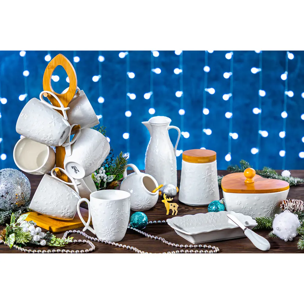 Фото 7 Банка для сыпучих продуктов Elan gallery 540535 0.76 л фарфор цвет белый, коричневый Фото 7 Банка для сыпучих продуктов Elan gallery 540535 0.76 л фарфор цвет белый, коричневый