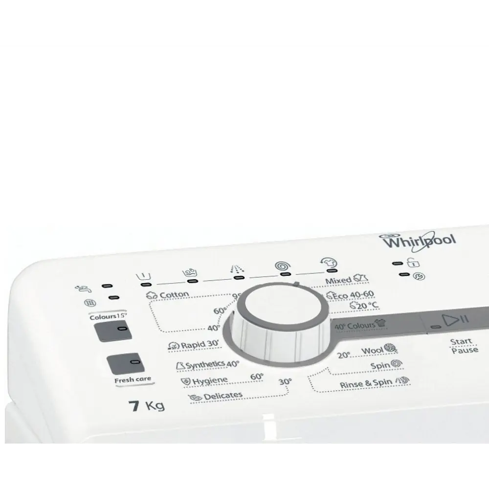 Фото 7 Стиральная машина Whirlpool Tdlr 7220ss 40.2x90.2x60.2 см 7 кг цвет белый Фото 7 Стиральная машина Whirlpool Tdlr 7220ss 40.2x90.2x60.2 см 7 кг цвет белый