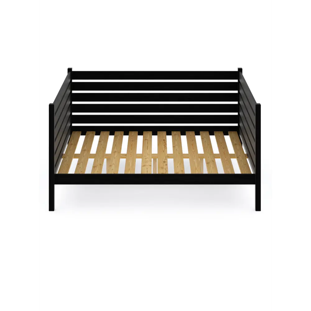 Фото 2 Кровать Solarius Tahta-spin180-190onix 190 x 101 x 200 см сосна цвет черный