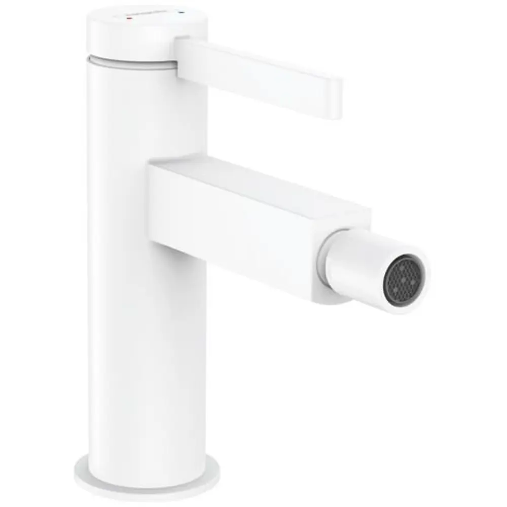 Фото 2 Смеситель для биде Hansgrohe Finoris 76200700 однорычажный цвет белый матовый Фото 2 Смеситель для биде Hansgrohe Finoris 76200700 однорычажный цвет белый матовый