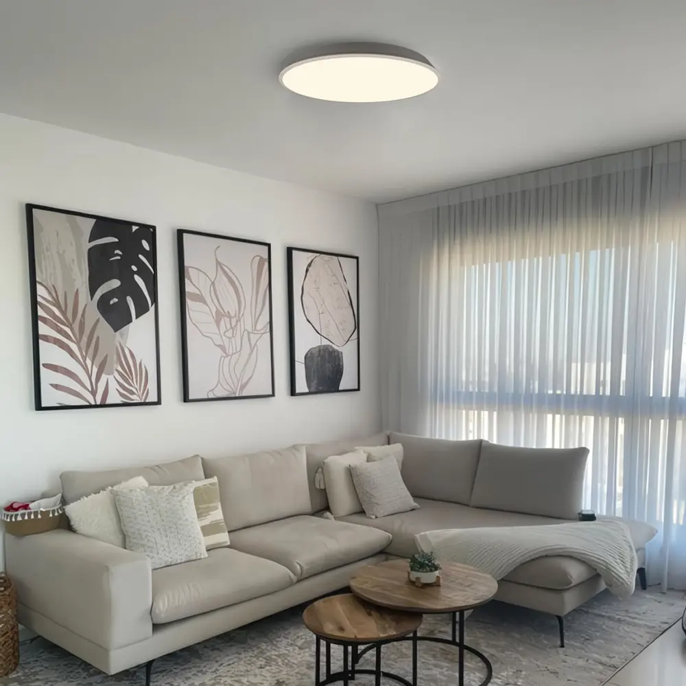 Фото 7 Светильник настенно-потолочный светодиодный Loft it Brim 7.8 м² холодный белый (голубой) свет цвет белый Фото 7 Светильник настенно-потолочный светодиодный Loft it Brim 7.8 м² холодный белый (голубой) свет цвет белый
