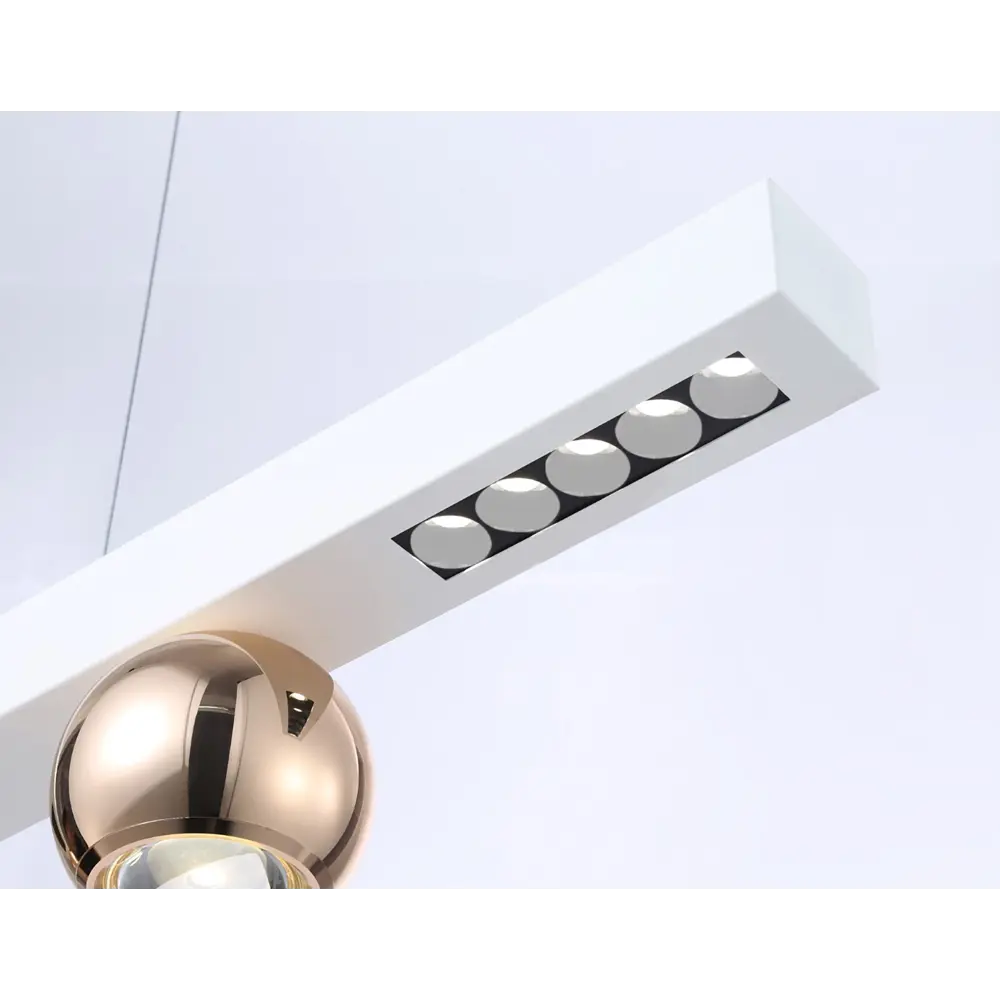 Фото 6 Люстра потолочная светодиодная Ambrella light Fl5955 с пультом управления 14 м² нейтральный белый свет цвет белый Фото 6 Люстра потолочная светодиодная Ambrella light Fl5955 с пультом управления 14 м² нейтральный белый свет цвет белый