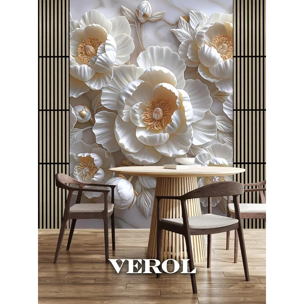 Фото 4 Фотообои 3D флизелиновые Verol Пионы барельеф 424-ФФО-05889 200x278 см Фото 4 Фотообои 3D флизелиновые Verol Пионы барельеф 424-ФФО-05889 200x278 см