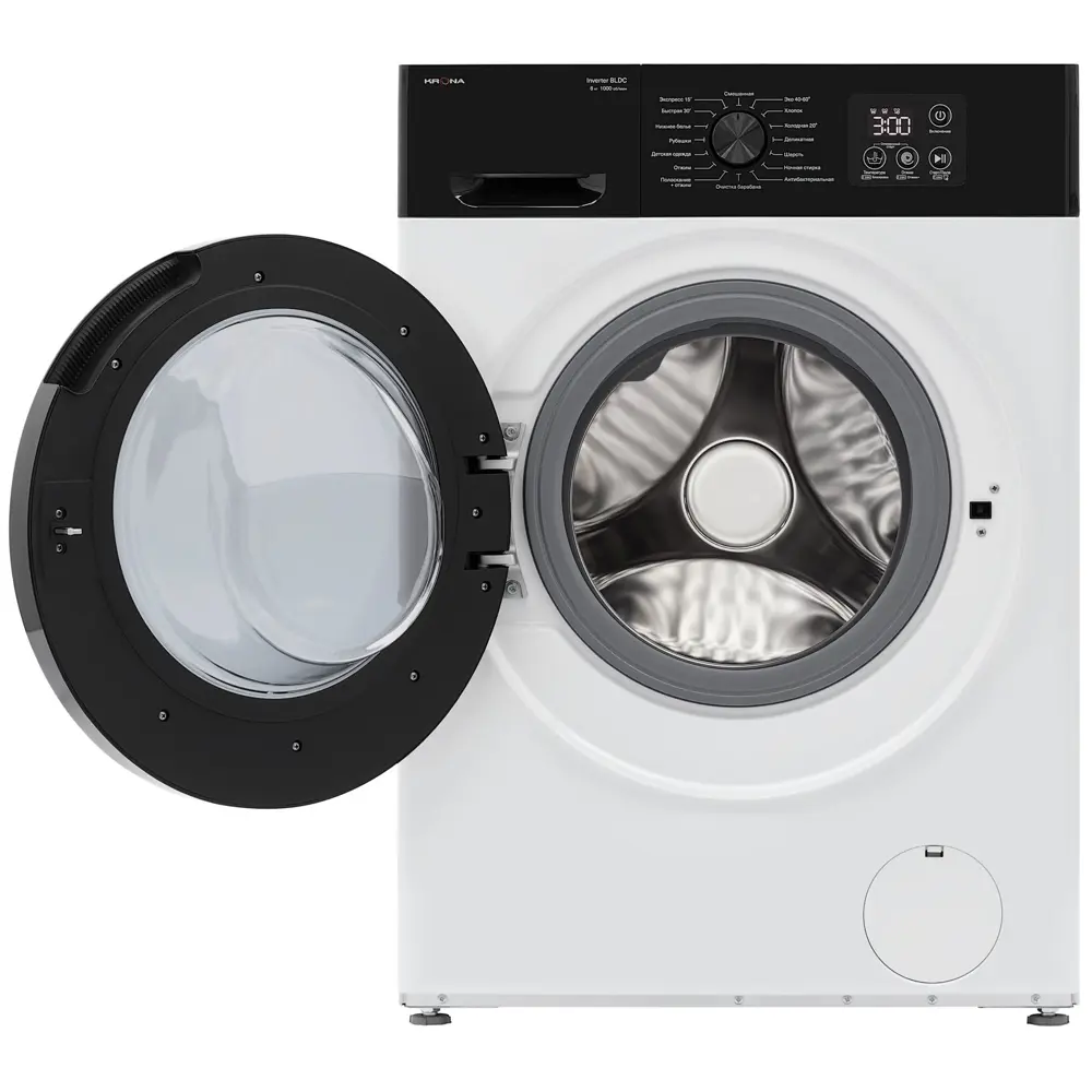 Фото 2 Стиральная машина Krona Rhene white 1000 6k wm 59.8x84.5x44.5 см 6 кг цвет белый Фото 2 Стиральная машина Krona Rhene white 1000 6k wm 59.8x84.5x44.5 см 6 кг цвет белый
