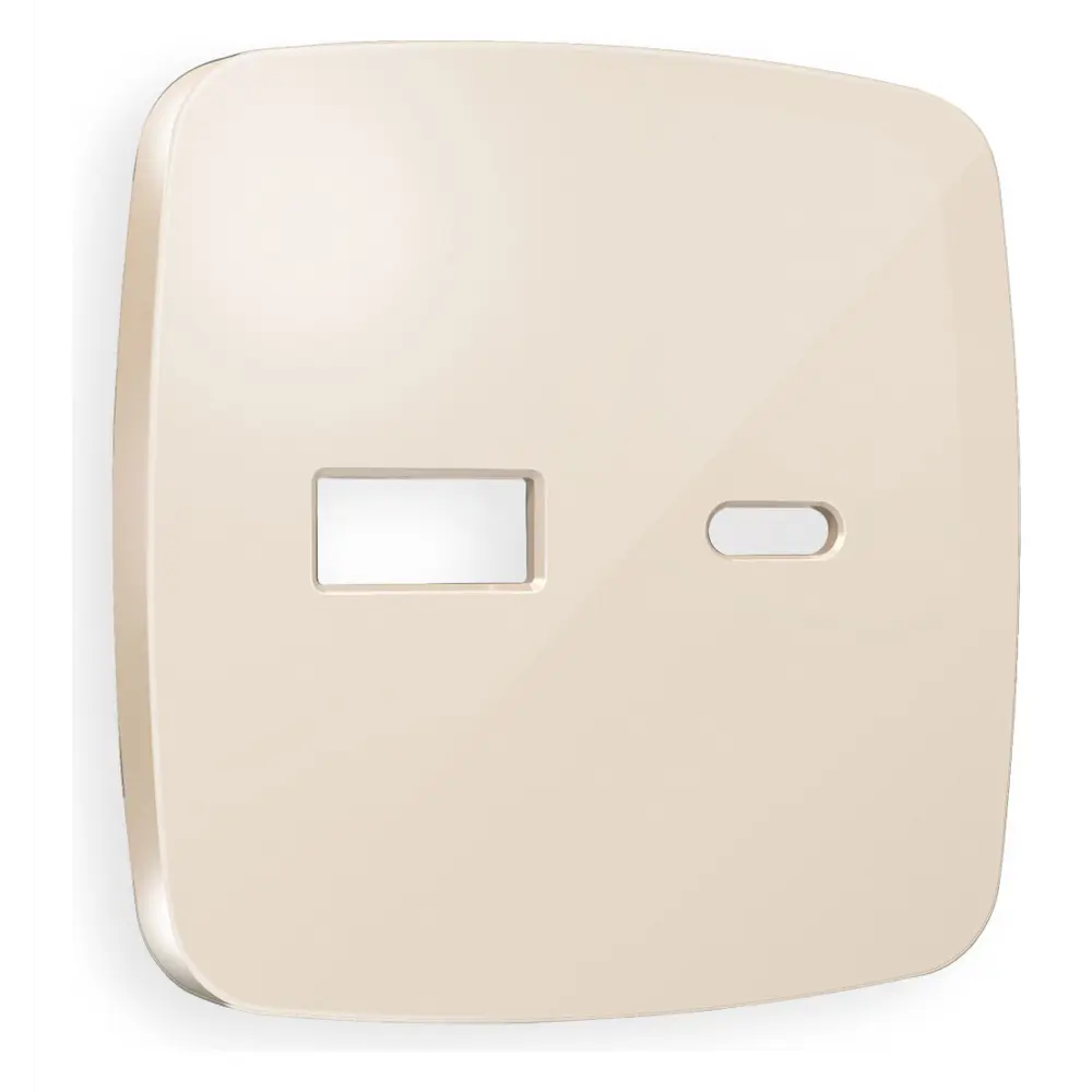 Фото Накладка для розетки 2USB тип A+C Ambrella volt Omega OP3110 цвет бежевый глянец Фото Накладка для розетки 2USB тип A+C Ambrella volt Omega OP3110 цвет бежевый глянец