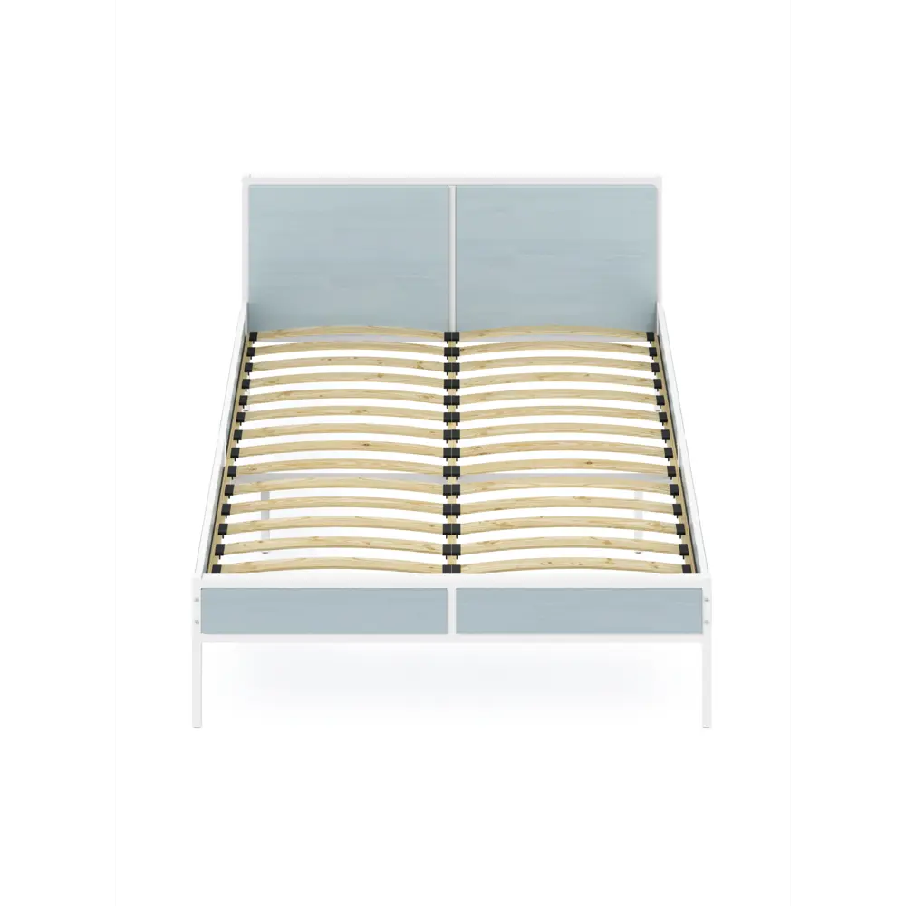Фото 2 Кровать Solarius Kr180loft-gol-white-orto 185 x 90 x 206 см сосна цвет белый Фото 2 Кровать Solarius Kr180loft-gol-white-orto 185 x 90 x 206 см сосна цвет белый