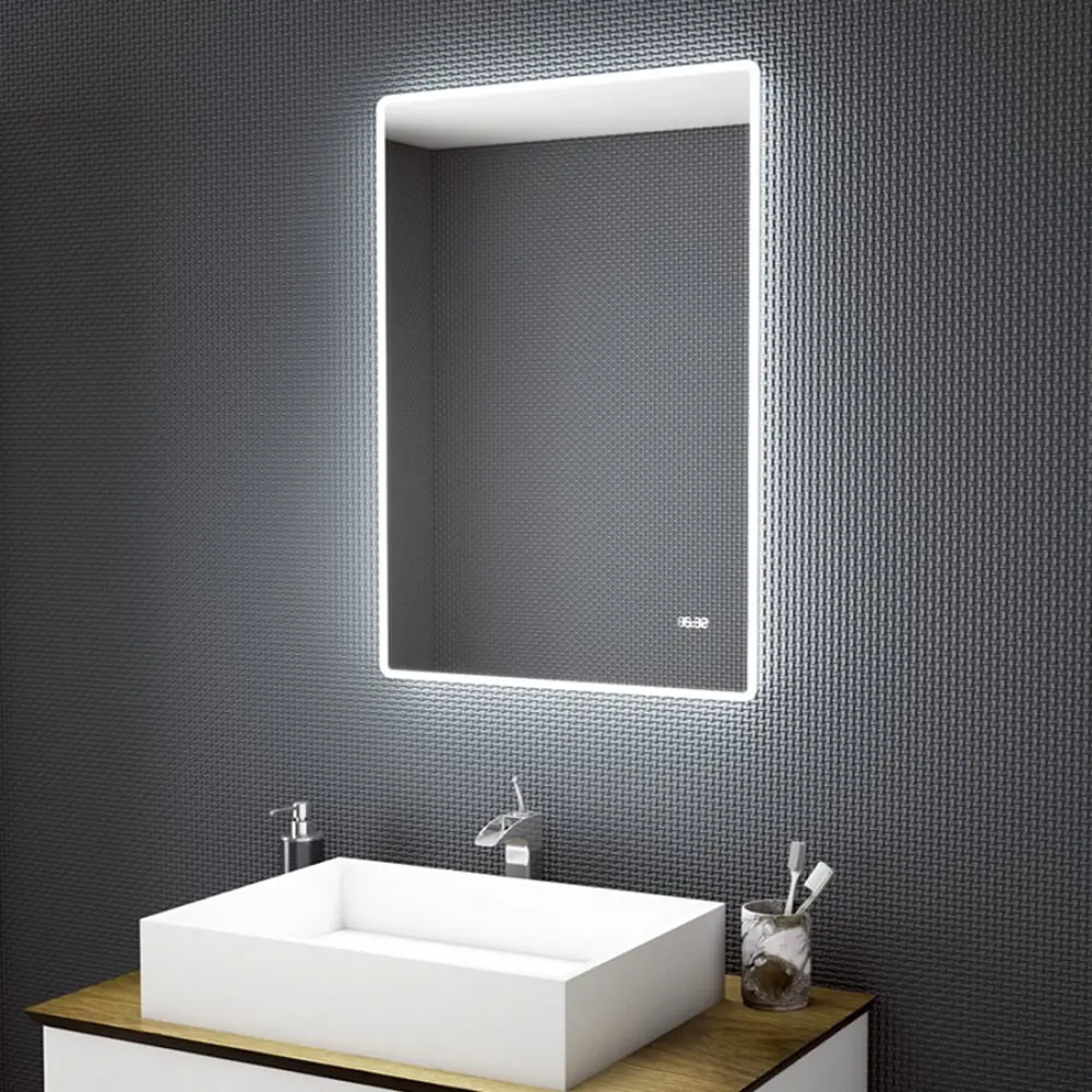 Фото 8 Зеркало Teymi Aina ЗЛП21 60x80 LED подсветка, часы Фото 8 Зеркало Teymi Aina ЗЛП21 60x80 LED подсветка, часы