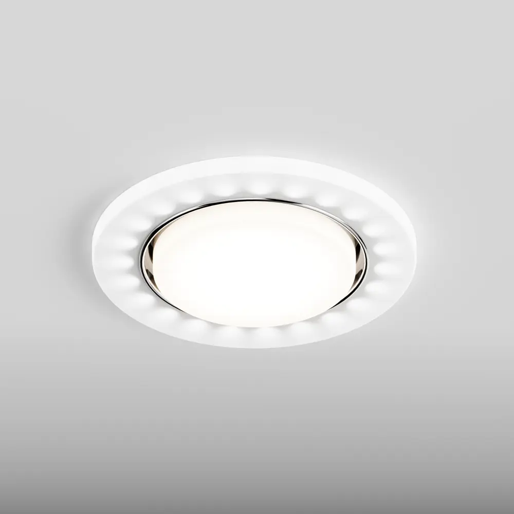 Фото 2 Светильник точечный встраиваемый Hesby lighting Aurora Hsbl_0132 под отверстие 82 мм GX53 цвет белый Фото 2 Светильник точечный встраиваемый Hesby lighting Aurora Hsbl_0132 под отверстие 82 мм GX53 цвет белый