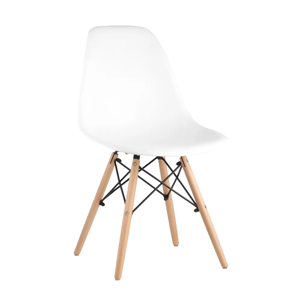 Фото 2 Кухонный стул Stool group Eames 46x82x53 см пластик цвет Белый Фото 2 Кухонный стул Stool group Eames 46x82x53 см пластик цвет Белый