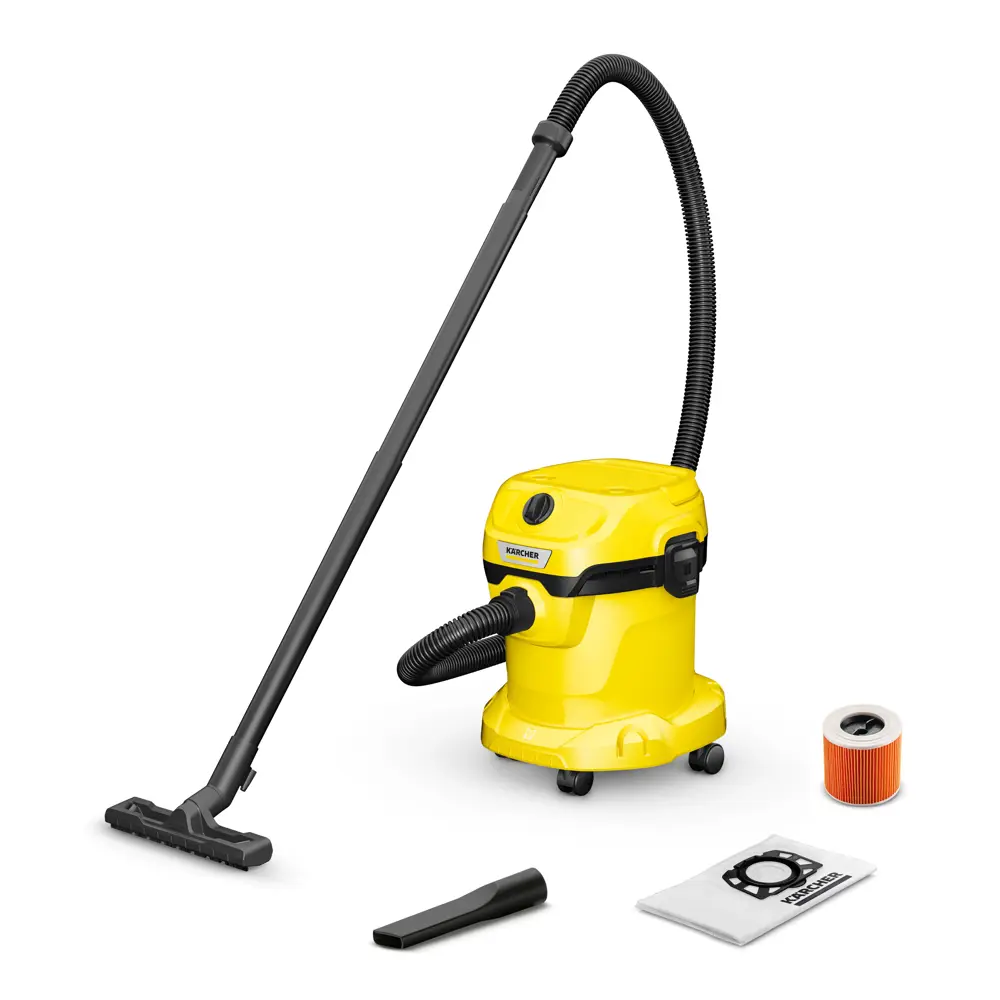 Фото Пылесос Karcher WD 2 Plus V-15/4/18/C, 1000 Вт, 15 л Фото Пылесос Karcher WD 2 Plus V-15/4/18/C, 1000 Вт, 15 л