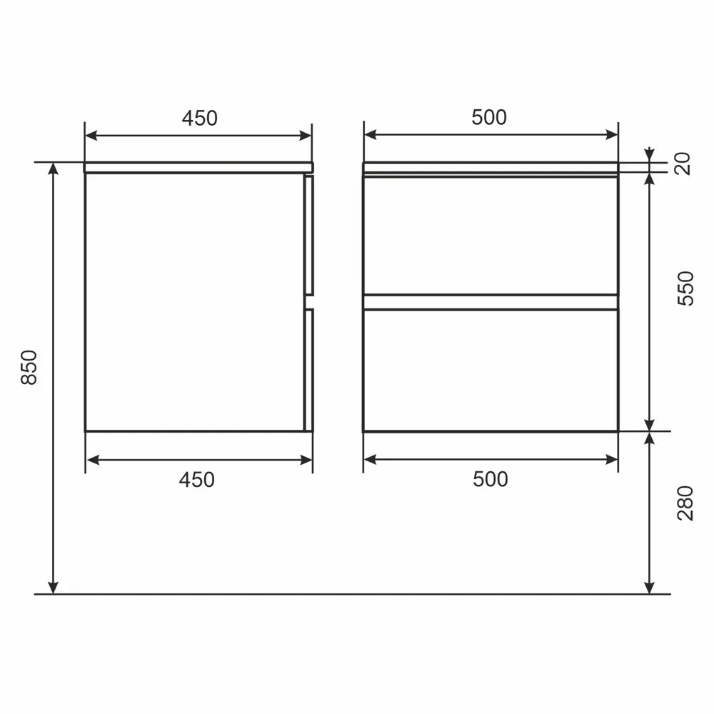 Фото 8 Тумба с раковиной для ванной подвесная Uperwood Barsa 50x45x57 см черная/дуб сонома раковина белая Фото 8 Тумба с раковиной для ванной подвесная Uperwood Barsa 50x45x57 см черная/дуб сонома раковина белая