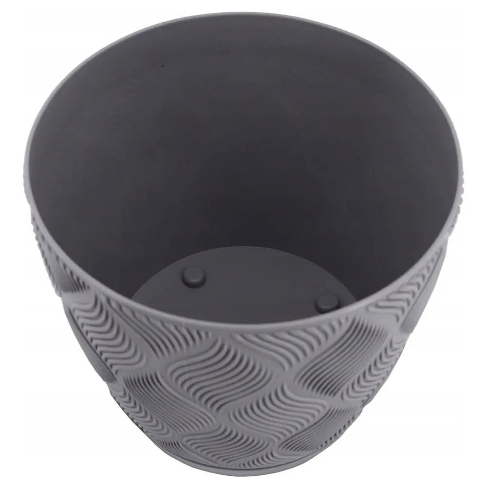 Фото 6 Горшок цветочный Flow petit Form-plastic d 19 см 18 см 3.55 л полипропилен серый/серебристый Фото 6 Горшок цветочный Flow petit Form-plastic d 19 см 18 см 3.55 л полипропилен серый/серебристый