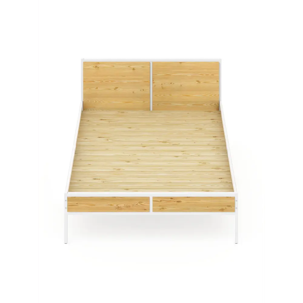 Фото 2 Кровать Solarius Kr120loft-net-white-full 125 x 90 x 206 см сосна цвет белый Фото 2 Кровать Solarius Kr120loft-net-white-full 125 x 90 x 206 см сосна цвет белый