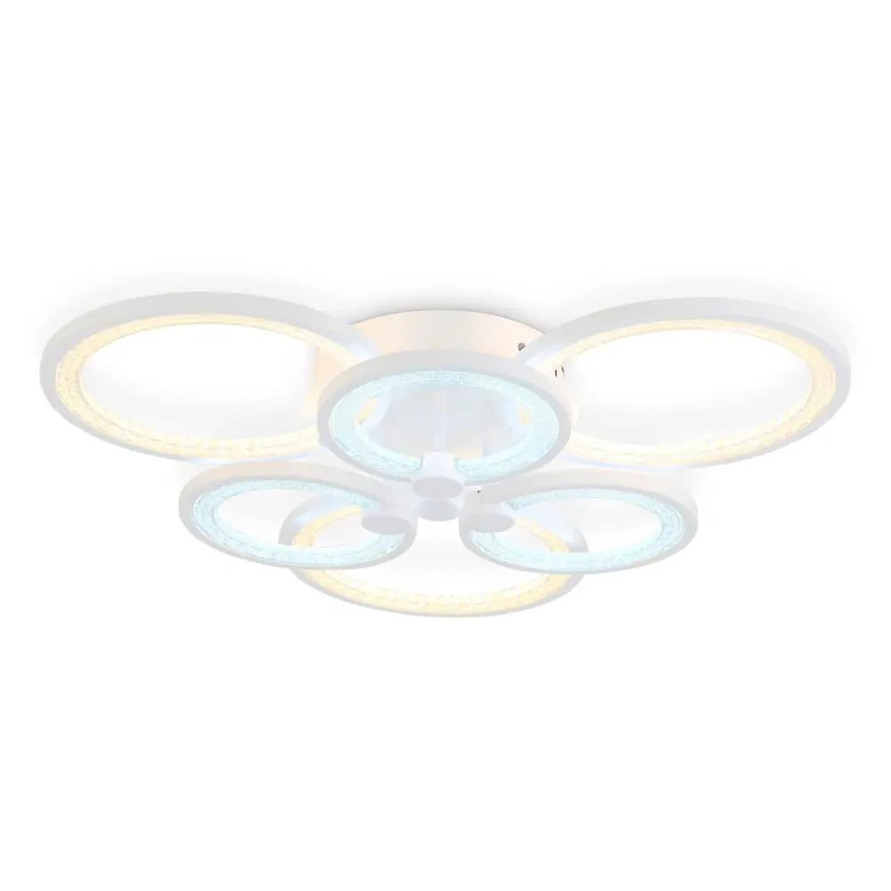 Фото Люстра потолочная светодиодная Ambrella light Fa4085 с пультом управления 20 м² регулируемый белый свет цвет белый Фото Люстра потолочная светодиодная Ambrella light Fa4085 с пультом управления 20 м² регулируемый белый свет цвет белый