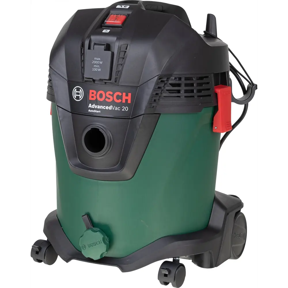 Фото 3 Пылесос строительный Bosch AdvancedVac20 06033D1200, 1200 Вт, 20 л Фото 3 Пылесос строительный Bosch AdvancedVac20 06033D1200, 1200 Вт, 20 л