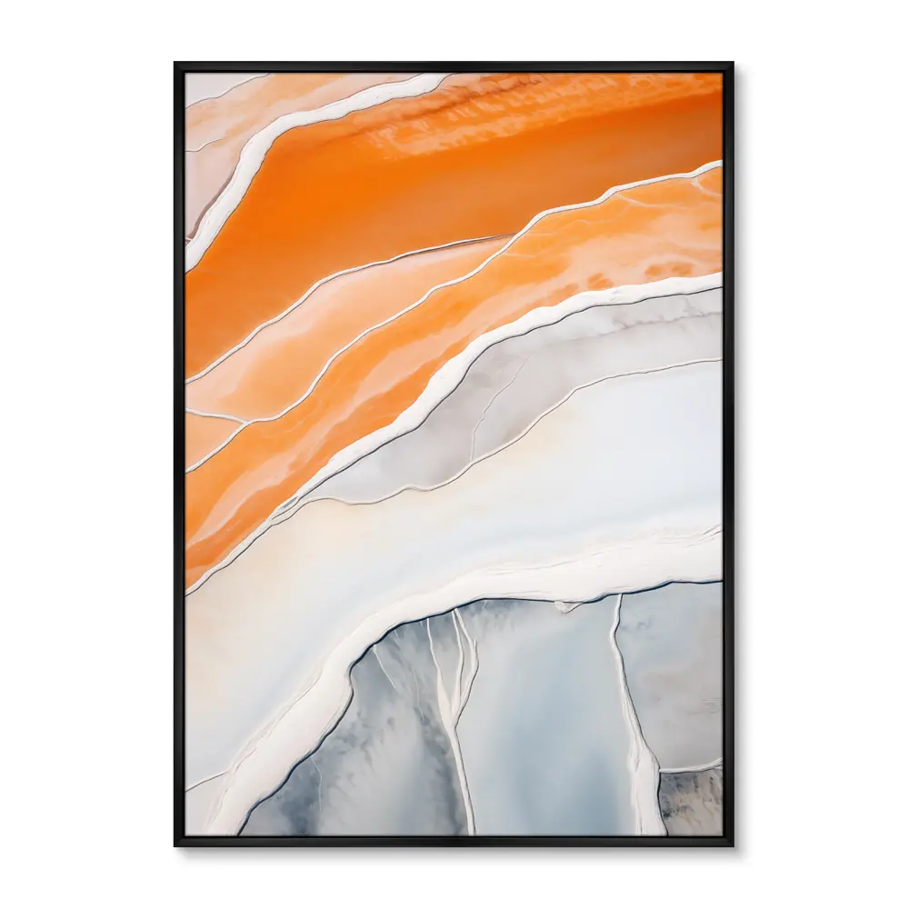 Фото 2 Картина Artnomore Salt lakes grey and orange No 2 2024г. AR-777000435 75x105 см Фото 2 Картина Artnomore Salt lakes grey and orange No 2 2024г. AR-777000435 75x105 см