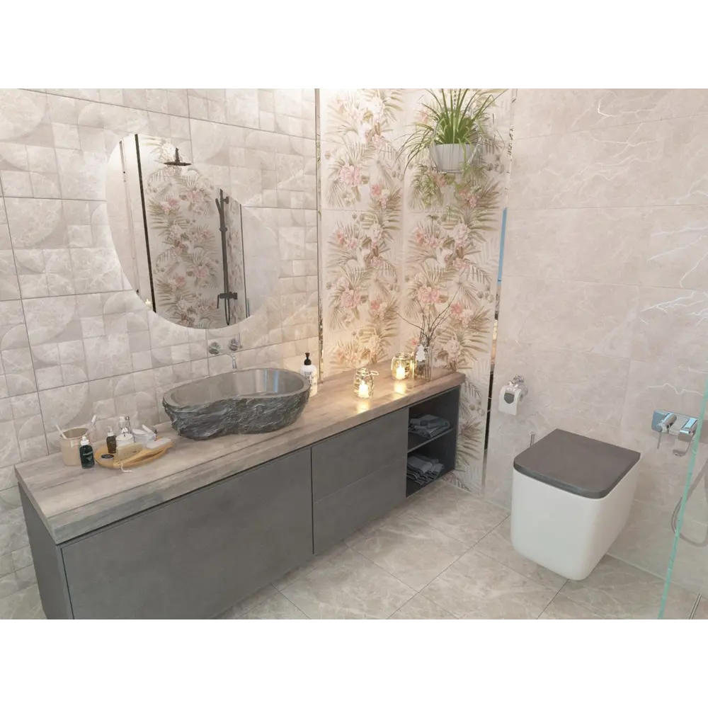 Фото 3 Настенная плитка Kerlife Livorno fiori 2 31.5x63см 1.59 м² цвет цветы, цена за упаковку Фото 3 Настенная плитка Kerlife Livorno fiori 2 31.5x63см 1.59 м² цвет цветы, цена за упаковку