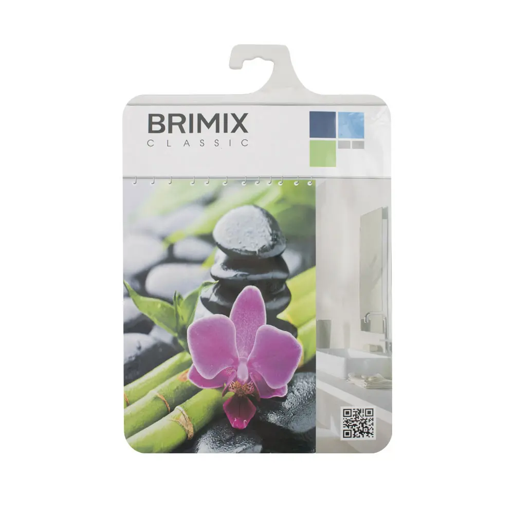 Фото 4 Шторка для ванной комнаты BRIMIX 02-19 200x180см цвет разноцветный