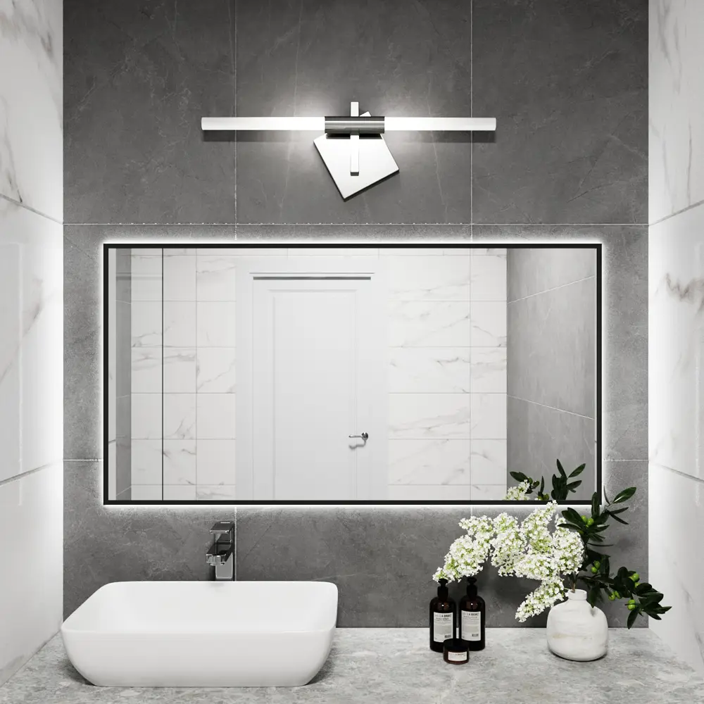 Фото 2 Зеркало со встроенной подсветкой One mirror 12060чсх 60x120 см Фото 2 Зеркало со встроенной подсветкой One mirror 12060чсх 60x120 см