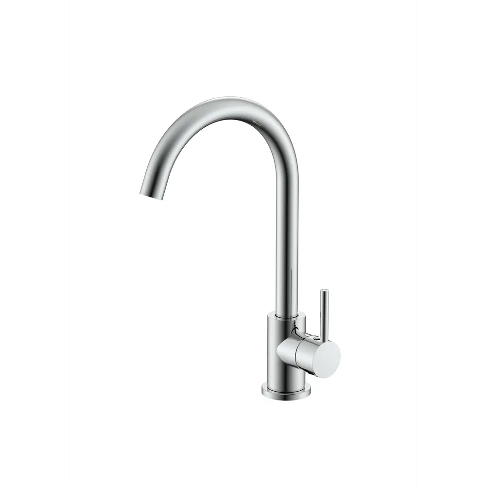 Фото Смеситель для кухни Splenka S201 поворотный излив 24.4 см цвет хром Фото Смеситель для кухни Splenka S201 поворотный излив 24.4 см цвет хром