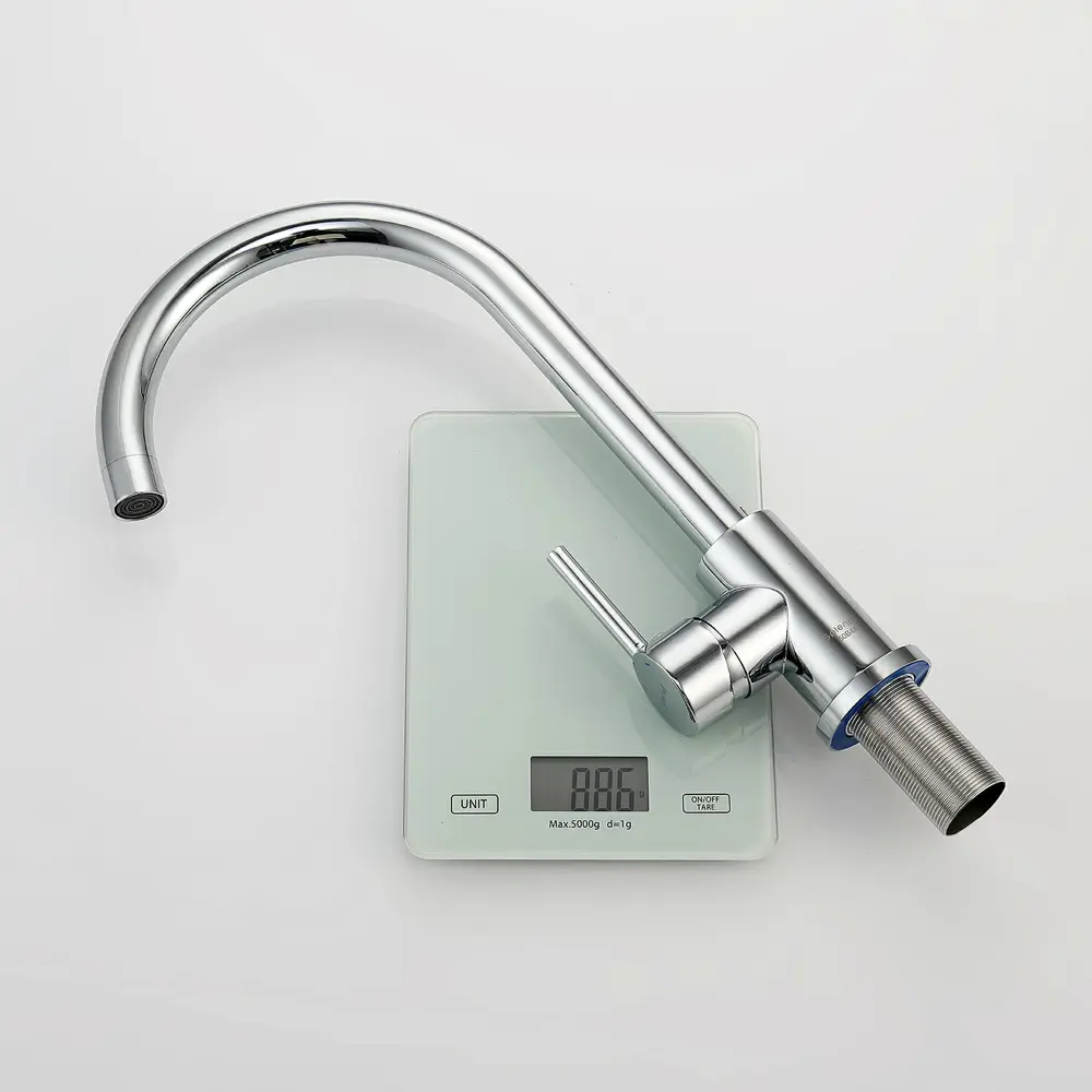 Фото 16 Смеситель для кухни Splenka S201 поворотный излив 24.4 см цвет хром Фото 16 Смеситель для кухни Splenka S201 поворотный излив 24.4 см цвет хром