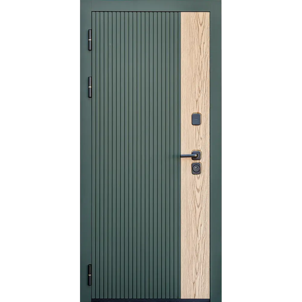 Фото 2 Входная дверь Diva 74 левый 205x96см цвет дуб олива софт/силк маус Н13 Фото 2 Входная дверь Diva 74 левый 205x96см цвет дуб олива софт/силк маус Н13