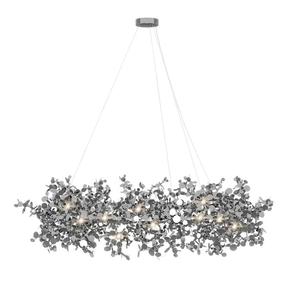 Фото Люстра подвесная Loft It Spark 10101-800 chrome 12 ламп 22.29 м² цвет хром Фото Люстра подвесная Loft It Spark 10101-800 chrome 12 ламп 22.29 м² цвет хром
