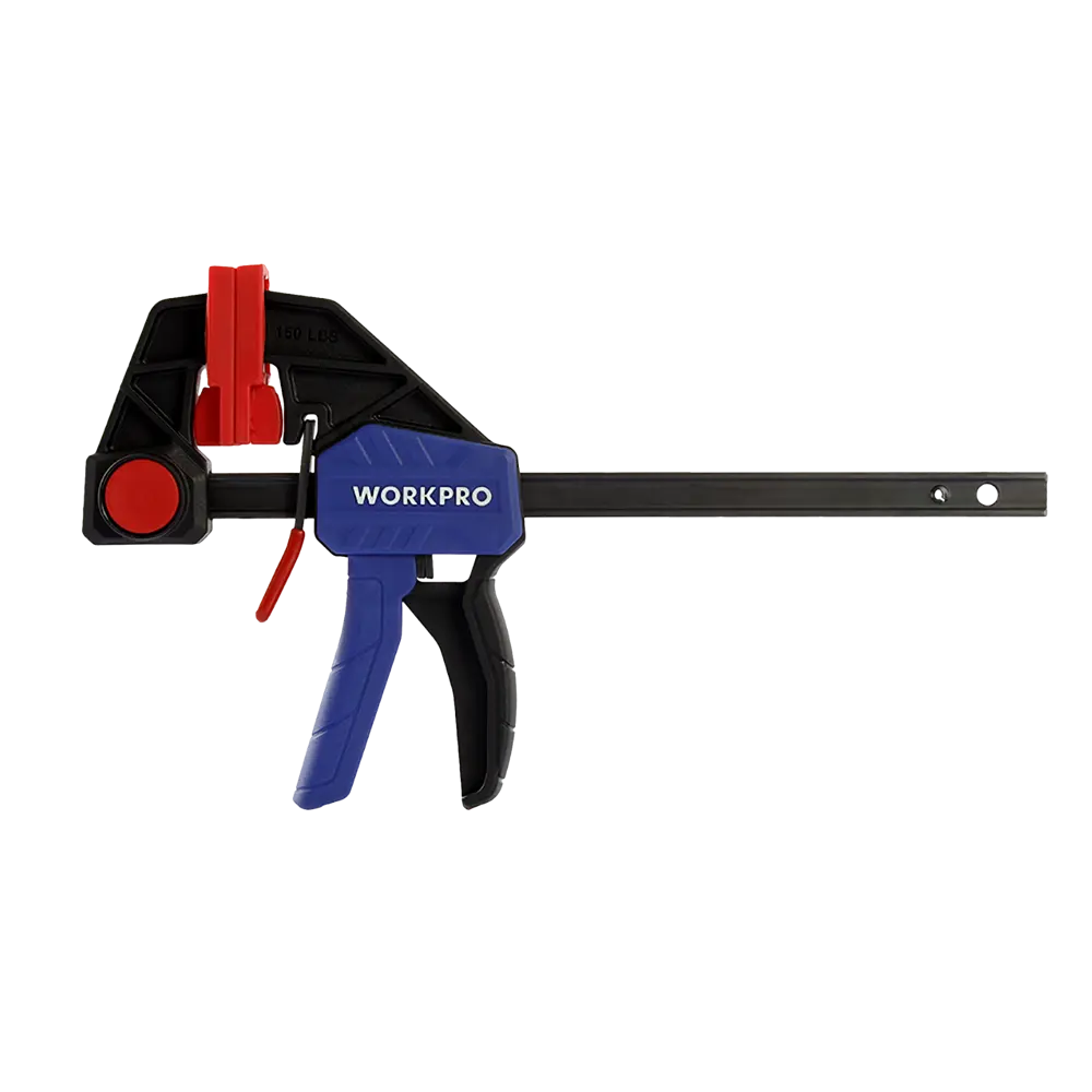 Фото Струбцина быстрозажимная Workpro WP232035 150 мм Фото Струбцина быстрозажимная Workpro WP232035 150 мм
