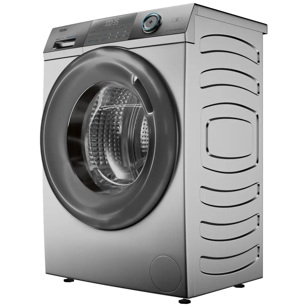 Фото 2 Стиральная машина Haier Hw70-bp12959bs 59.5x85x37.3 см 7 кг цвет серебристый Фото 2 Стиральная машина Haier Hw70-bp12959bs 59.5x85x37.3 см 7 кг цвет серебристый