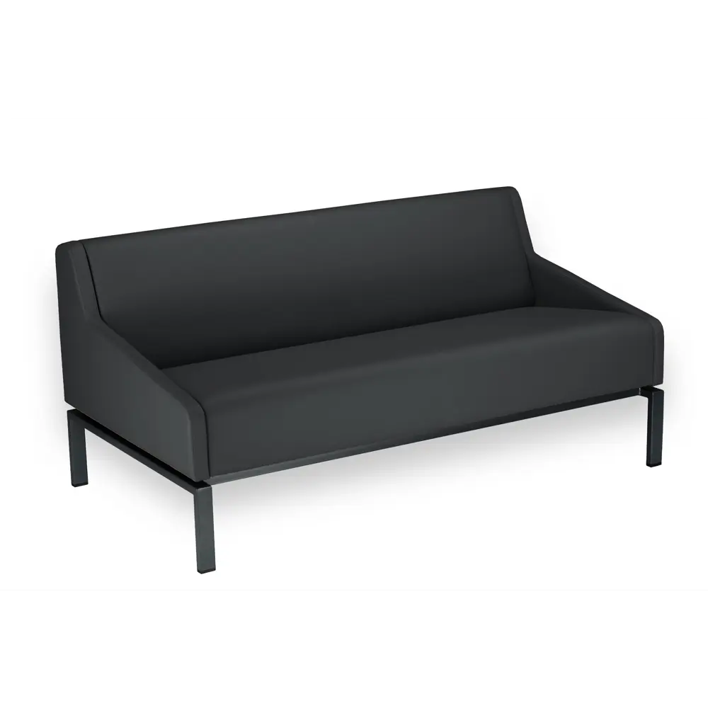 Фото 2 Диван Ramart design Нео 80642895 140x66x75 см искусственная кожа цвет черный Фото 2 Диван Ramart design Нео 80642895 140x66x75 см искусственная кожа цвет черный