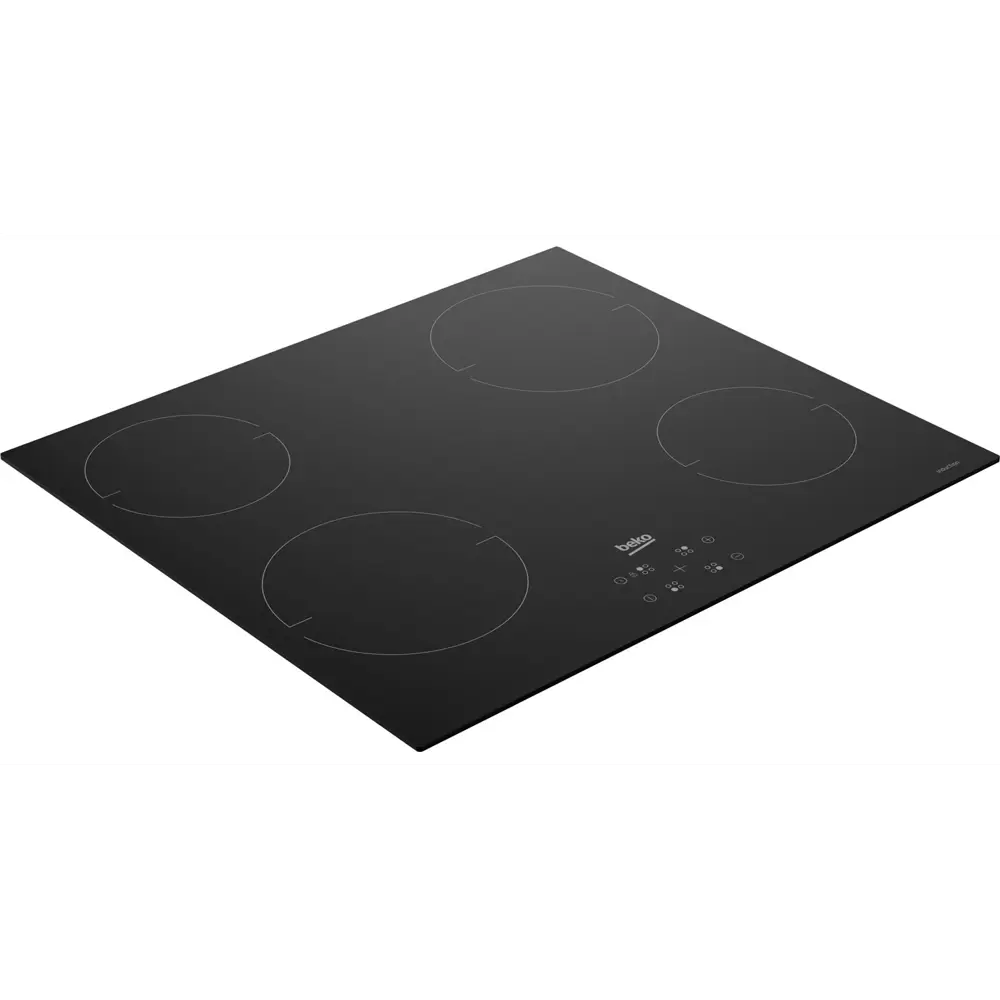 Фото 3 Электрическая варочная панель Beko HII64401QT 59 см 4 конфорки цвет черный Фото 3 Электрическая варочная панель Beko HII64401QT 59 см 4 конфорки цвет черный