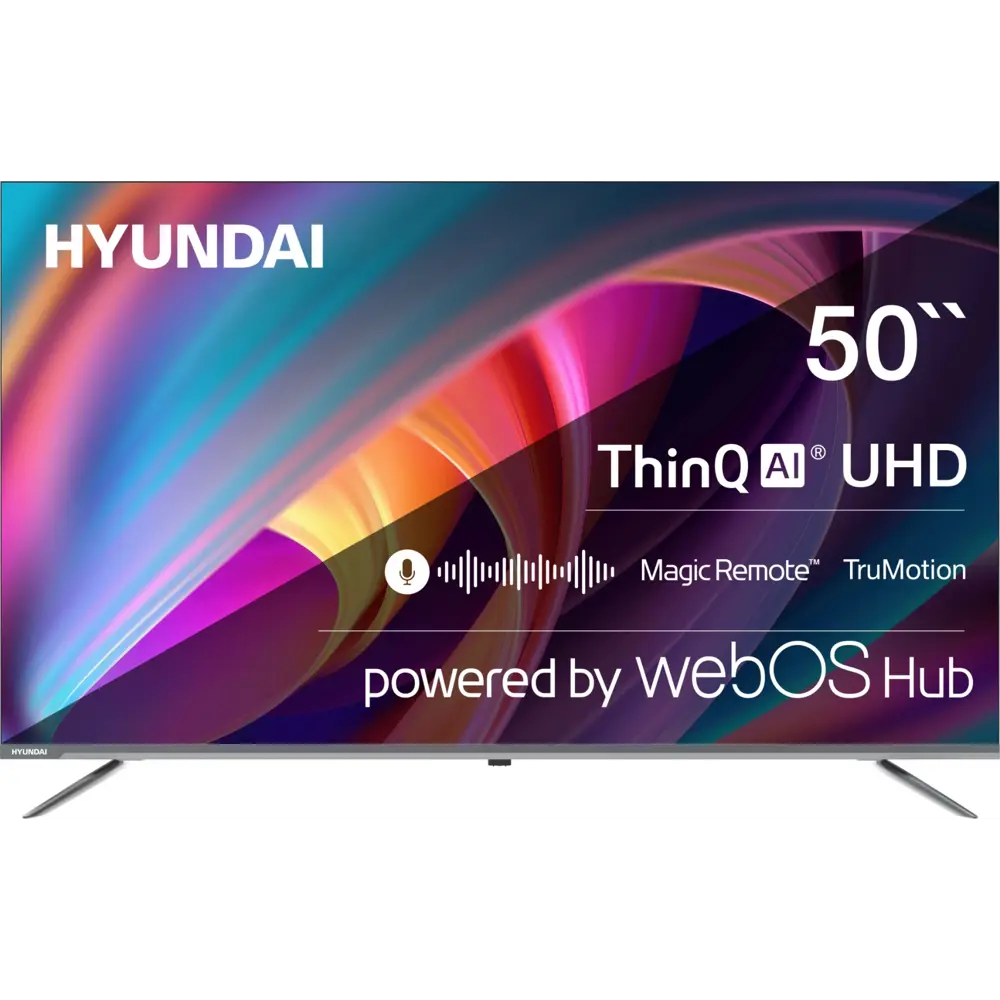 Фото Телевизор Hyundai H-LED50BU7100 4K Ultra HD 50" 127 см цвет серый Фото Телевизор Hyundai H-LED50BU7100 4K Ultra HD 50" 127 см цвет серый