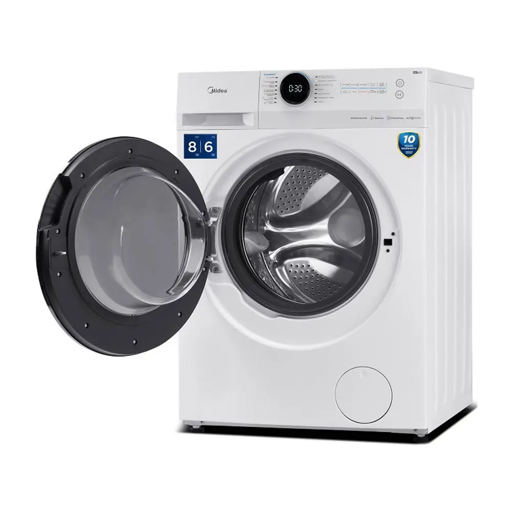 Фото 2 Стиральная машина с сушкой Midea Mf200d80wbsw-ru 59.5x85x47.5 см 8 кг цвет белый Фото 2 Стиральная машина с сушкой Midea Mf200d80wbsw-ru 59.5x85x47.5 см 8 кг цвет белый