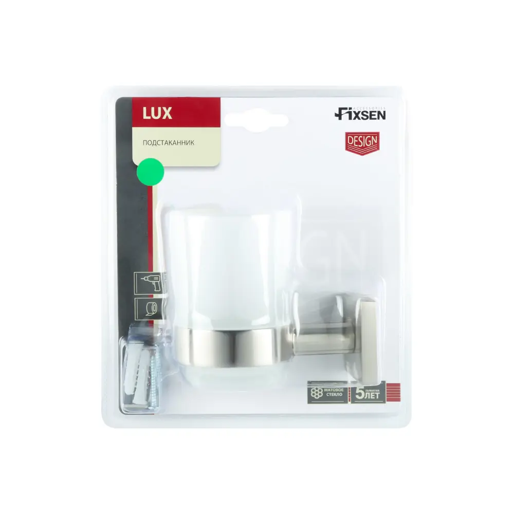 Фото 4 Стакан для зубных щеток подвесной Fixsen Lux Satin FX-16006 сатин Фото 4 Стакан для зубных щеток подвесной Fixsen Lux Satin FX-16006 сатин