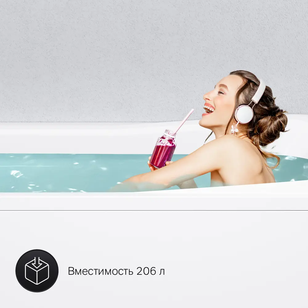 Фото 6 Прямоугольная ванна AM.PM Chic W80A-170-070W-ARPOflB акрил 70x170см, каркас, слив-перелив, фронт панель Фото 6 Прямоугольная ванна AM.PM Chic W80A-170-070W-ARPOflB акрил 70x170см, каркас, слив-перелив, фронт панель