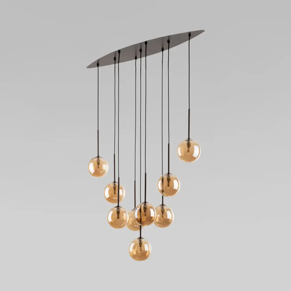 Фото 2 Светильник подвесной Tk lighting Estera A070951 9 ламп 10 м² цвет коричневый Фото 2 Светильник подвесной Tk lighting Estera A070951 9 ламп 10 м² цвет коричневый
