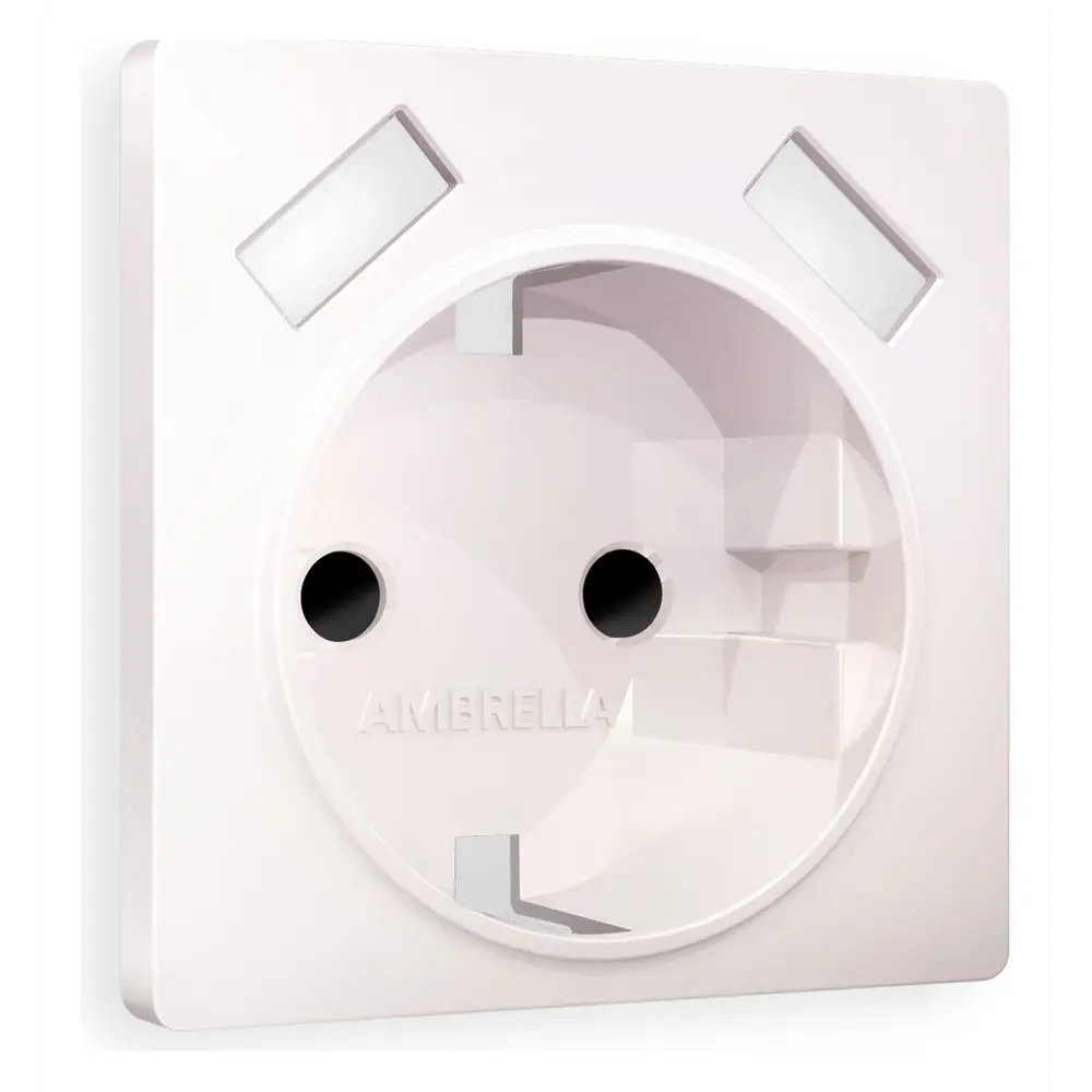 Фото Накладка для розетки с заземлением со шторками 2USB A+A Ambrella volt Alfa AP2090 цвет жемчуг Фото Накладка для розетки с заземлением со шторками 2USB A+A Ambrella volt Alfa AP2090 цвет жемчуг