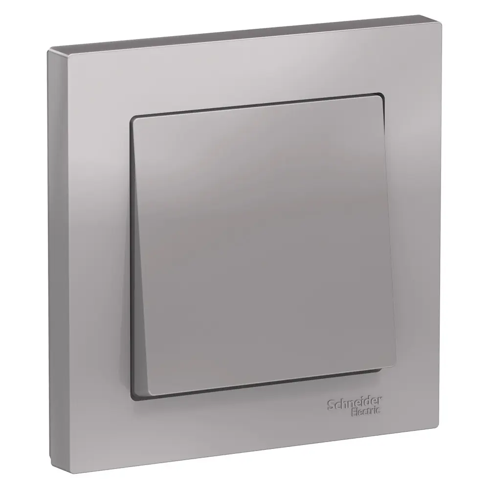 Фото Выключатель встраиваемый Systeme electric AtlasDesign ATN000312 1 клавиша цвет алюминий 2 шт. Фото Выключатель встраиваемый Systeme electric AtlasDesign ATN000312 1 клавиша цвет алюминий 2 шт.