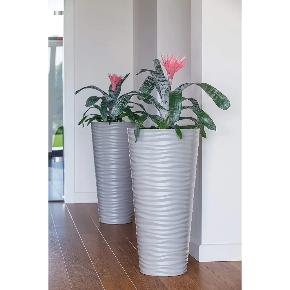 Фото 5 Горшок цветочный Sahara standart Form-plastic d 34.5 см 390 см 21 л полипропилен серый/серебристый Фото 5 Горшок цветочный Sahara standart Form-plastic d 34.5 см 390 см 21 л полипропилен серый/серебристый