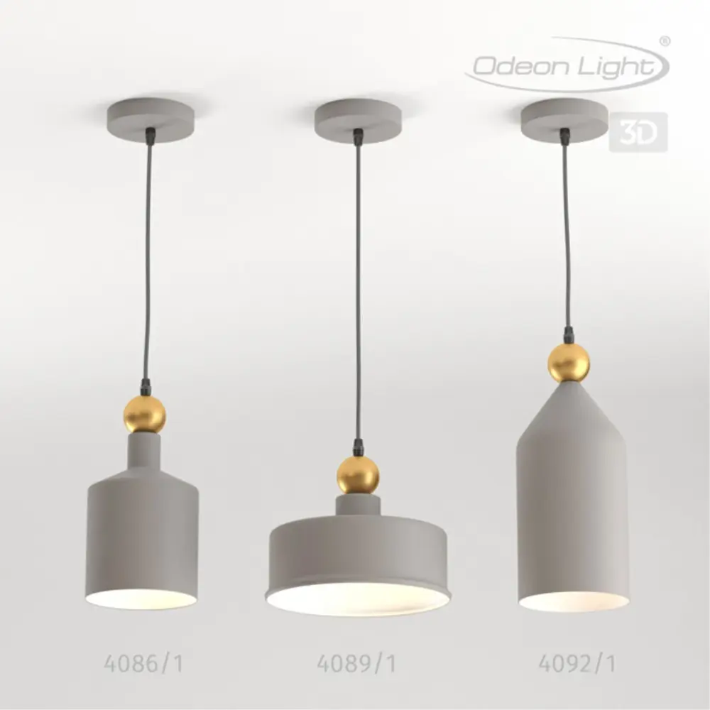 Фото 3 Светильник подвесной Odeon Light 10110 Od_4089_1 1 лампа 2.67 м² цвет серый Фото 3 Светильник подвесной Odeon Light 10110 Od_4089_1 1 лампа 2.67 м² цвет серый