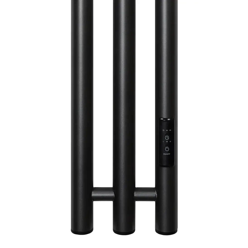 Фото 3 Полотенцесушитель электрический Primoclima Sol R E Graphite 150x1200 мм 100 Вт с терморегулятором I-образный цвет графитовый Фото 3 Полотенцесушитель электрический Primoclima Sol R E Graphite 150x1200 мм 100 Вт с терморегулятором I-образный цвет графитовый