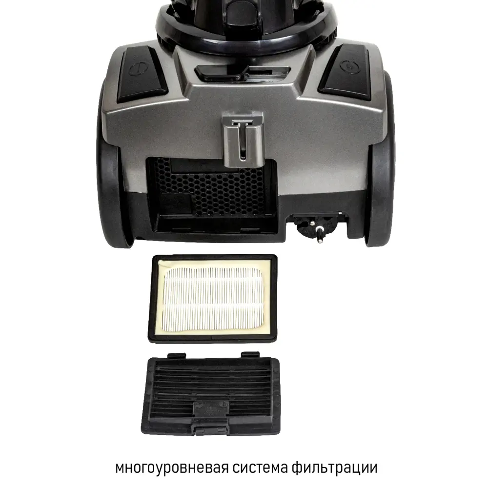Фото 7 Пылесос с контейнером Jvc Jh-vc311 1800 Вт 2 л цвет серый черный Фото 7 Пылесос с контейнером Jvc Jh-vc311 1800 Вт 2 л цвет серый черный