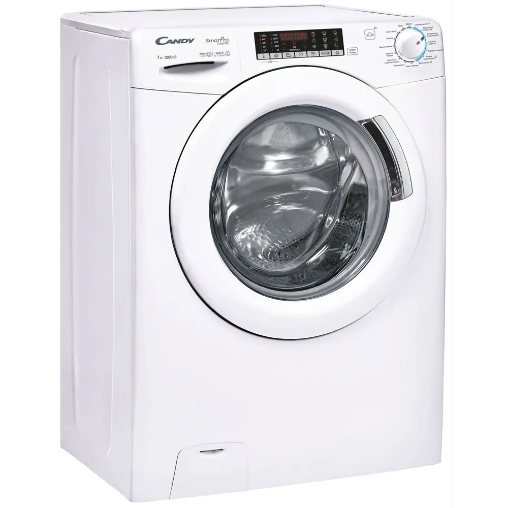 Фото 2 Стиральная машина Candy Cso4 276Twm-07 Quick & Clean 60x85x40 см 7 кг цвет белый Фото 2 Стиральная машина Candy Cso4 276Twm-07 Quick & Clean 60x85x40 см 7 кг цвет белый