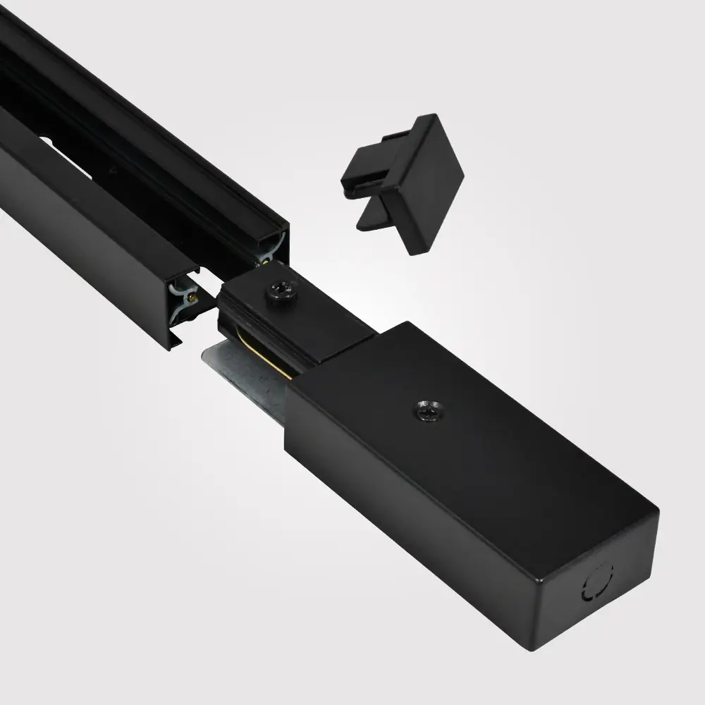 Фото 4 Коннектор питания Hesby lighting Hsbl_0003 для трекового шинопровода однофазный цвет черный Фото 4 Коннектор питания Hesby lighting Hsbl_0003 для трекового шинопровода однофазный цвет черный