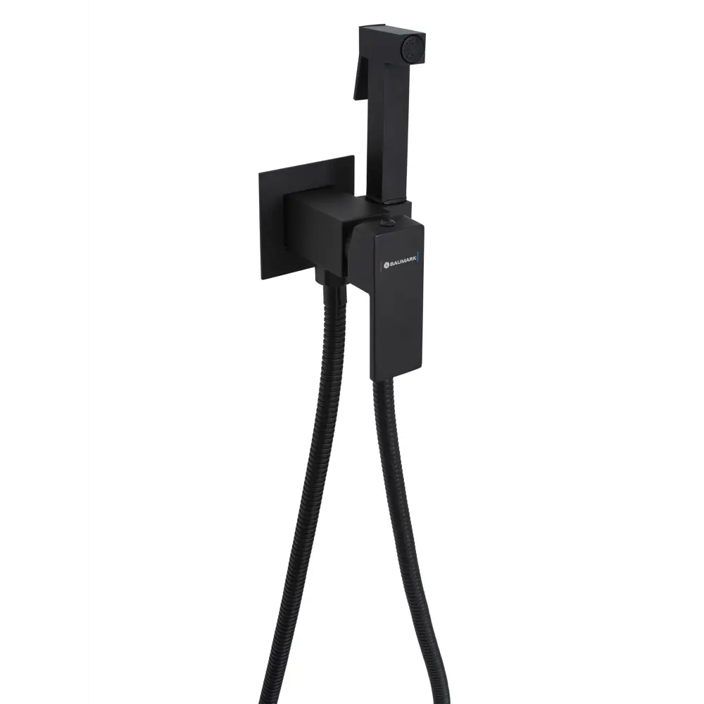 Фото Смеситель для биде Baumark Bm1219 BM1219H с гигиеническим душем цвет Черный матовый Фото Смеситель для биде Baumark Bm1219 BM1219H с гигиеническим душем цвет Черный матовый